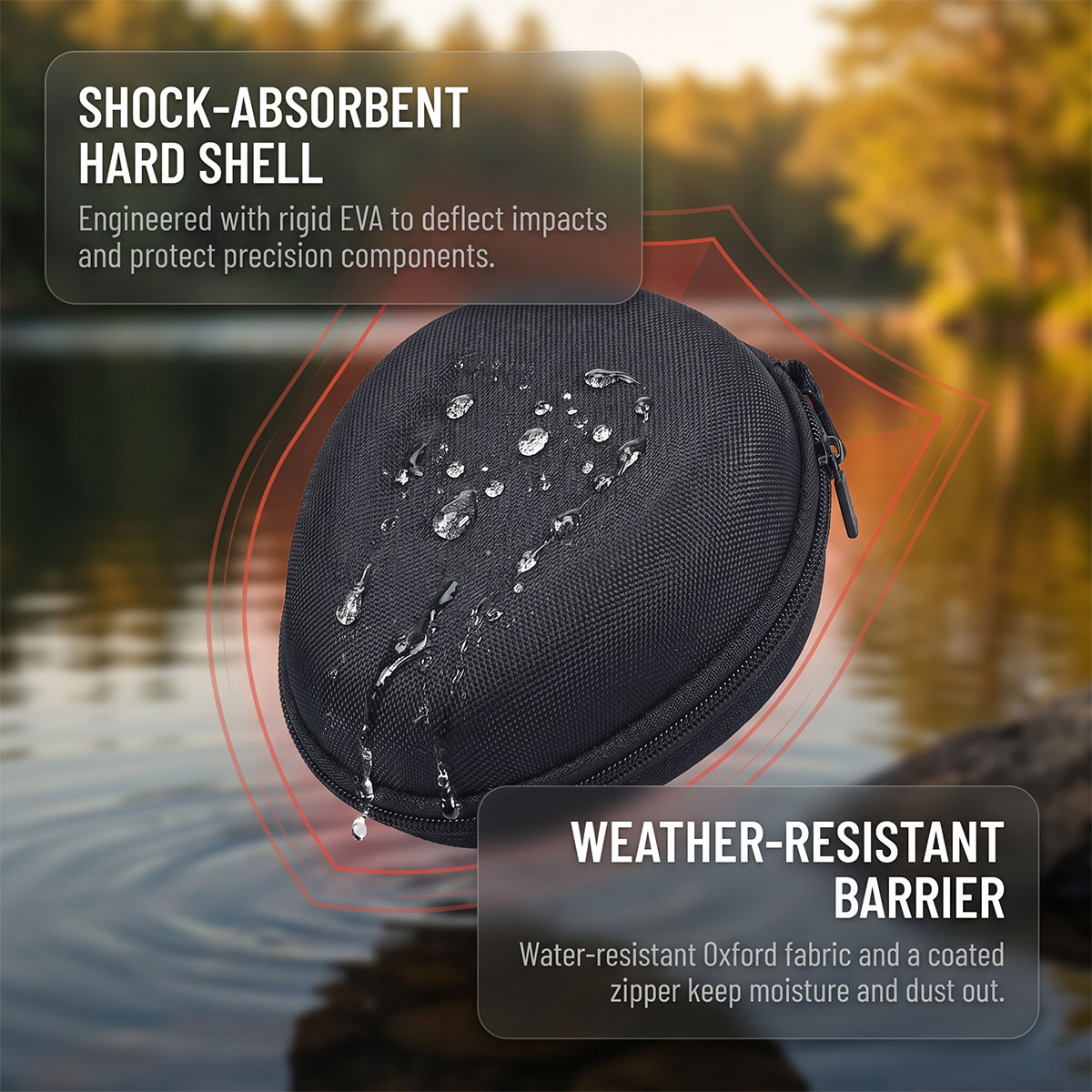 Hard Shell Fishing Reel Protec - Fish Finder Case review and price