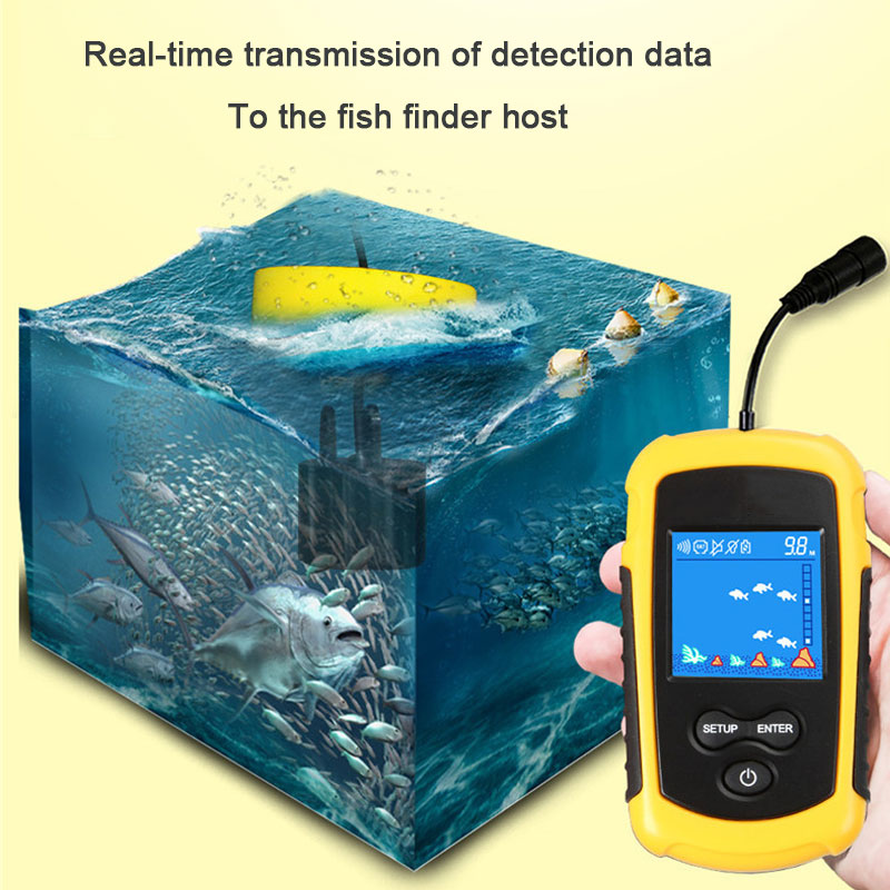 100M Wired Color Screen Portab - Fish Finder Portable review and price
