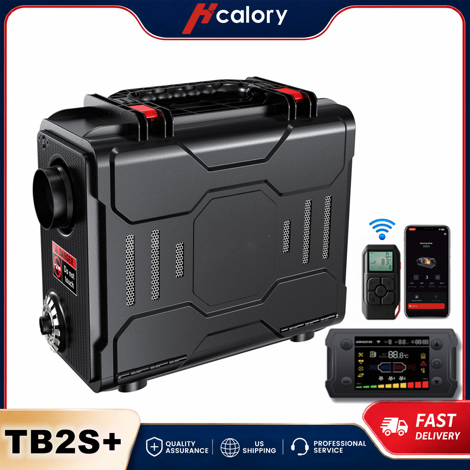 Hcalory TB2S+ 8KW Diesel Heate - Fishing Camera review and price